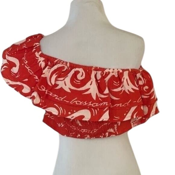 *NWOT Place Nationale Tahore Top in Red Seashore - Sz Large - Picture 5 of 6